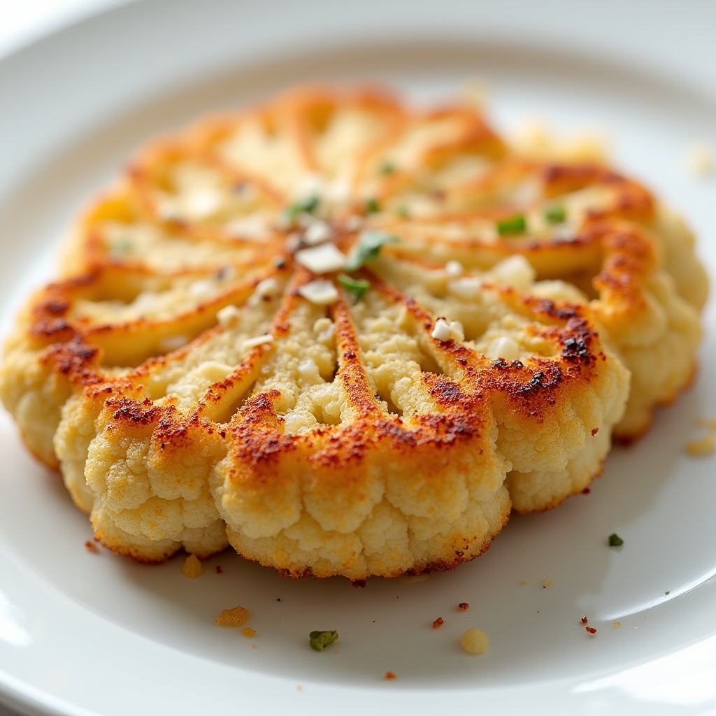 Choux fleur pané au parmesan pour 4 - Le Jardin d'Ethan
